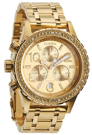 Nixon 38-20 Chrono All Gold Crystal A404-1520 RIP