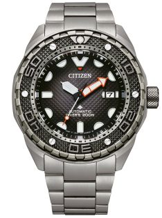 NB6004-83E Citizen Promaster Marine automatic dive watch in Super Titanium | NB6004-83E
