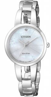 EM0430-85N Citizen L Collection women's watch with mother-of-pearl dial and diamond index | EM0430-85N