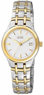 EW1264-50A Citizen Eco-Drive women's watch in two-tone steel with date | EW1264-50A
