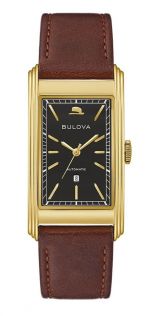 97B224 Limited edition men's watch from Bulova with automatic movement and Art Deco design - Frank Sinatra Chairman Collection | 97B224