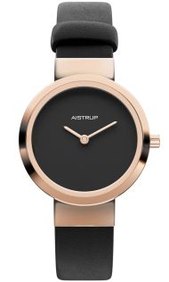 AIW7605 Women's watch with black dial in rose finish | AIW7605