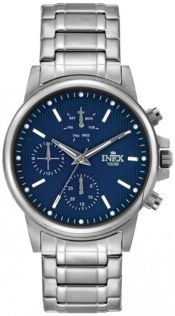 A69506-1S8I Inex Mens Silver/Blue A69506-1S8I