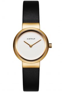 AIW7604 Feminine women's watch with white dial and golden finish | AIW7604