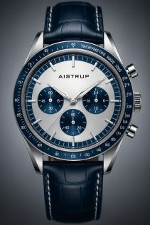 AIW8705 Aistrup AIW8705 Classic Sapphire Chronograph men's watch with panda dial and blue details | AIW8705