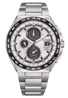 AT8238-84A Citizen Super Titanium Eco-Drive radio-controlled chronograph | World time and sapphire crystal | AT8238-84A