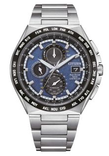 AT8238-84L Citizen Eco-Drive titanium world time watch with H800 movement and atomic timekeeping | AT8238-84L