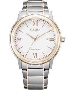 AW1676-86A Citizen elegant men's watch with Eco-Drive and two-tone steel bracelet | AW1676-86A