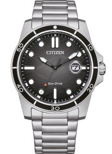 AW1816-89E Citizen sports watch with Eco-Drive and diver design in stainless steel | AW1816-89E