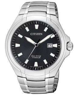 BM7430-89E Citizen Eco-Drive Super Titanium men's watch with black dial | BM7430-89E