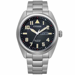 BM8560-88E Citizen Super Titanium Eco-Drive men's watch | Lightweight titanium with day/date | BM8560-88E