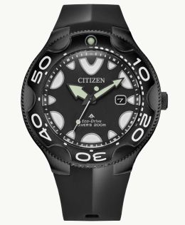 BN0235-01E Citizen Promaster dive watch in black special edition with Eco-Drive and 200m water resistance | BN0235-01E