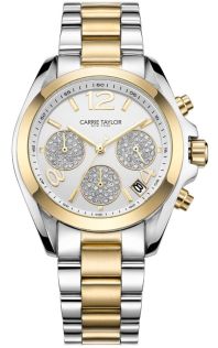 CTW1102 Timeless Glamour: The Carrie Taylor Astoria Two-Tone Watch