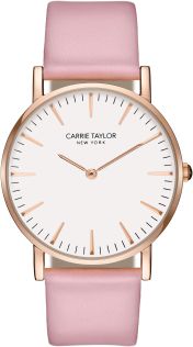 CA3853-RGWHPI Carrie Taylor Lexington Rosegold/White Pink Leather