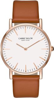 CA3855-RGWHCA Carrie Taylor Lexington Rosegold/White Caramel Leather