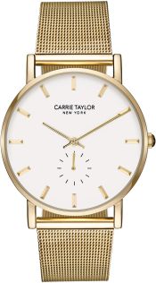 CA3946-GOWHGO Carrie Taylor Lincoln Gold/White Gold Mesh