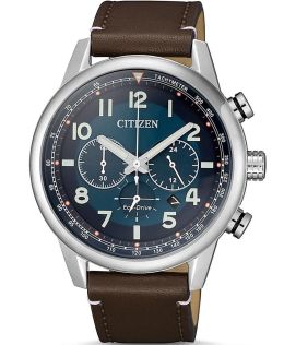 CA4420-13L Citizen Eco-Drive men's watch with chronograph and leather strap | CA4420-13L