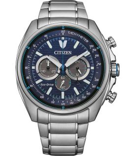 CA4560-81L Citizen Eco-Drive chronograph in steel with B620 movement and tachymeter | CA4560-81L
