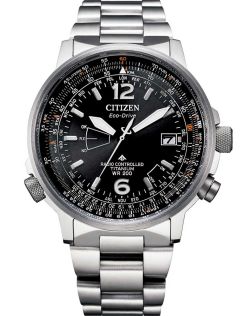 CB0230-81E Citizen Promaster Sky radio-controlled men's watch in Super Titanium | Pilot watch with world time | CB0230-81E