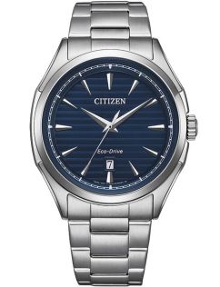 AW1750-85L Citizen Eco-Drive men's watch in stainless steel with blue dial and 240 days power reserve | AW1750-85L