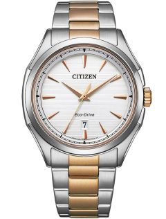 AW1756-89A Citizen classic men's watch with Eco-Drive and two-tone steel bracelet | AW1756-89A