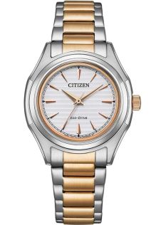 FE2116-85A Citizen Eco-Drive women's watch with two-tone steel bracelet | FE2116-85A