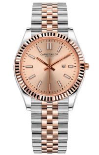 CTW504 Chic and Sophisticated: The Carrie Taylor 32mm Rosegold Two-Tone Watch