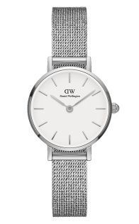 Daniel Wellington 腕時計 PETITE MESH 28 ホワイト DW00100350 Daniel Wellington Classic Petite 28mm Evergold White DW00100350