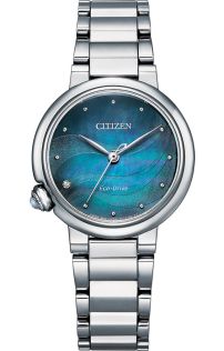EM0910-80N Citizen Eco-Drive women's watch with diamond and turquoise mother-of-pearl dial | EM0910-80N