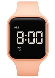 FIBEX15V07 Mindfulness Timer Watch - Peach Silent Reminder Watch FIBEX15V07