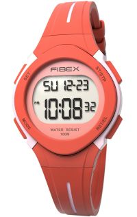 FIBEX19EN003 Dual Time Sports Watch - Coral Digital Timer FIBEX19EN003