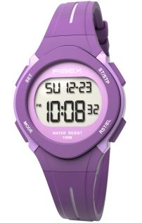 FIBEX19EN004 Teen Digital Multi-Watch - Purple Travel Timer FIBEX19EN004