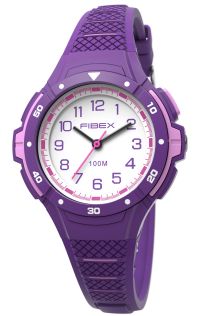 FIBEXAAC01 Light Up Swimming Watch for Girls - Purple & Pink Waterproof Fibex FIBEXAAC01