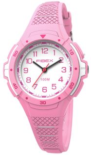 FIBEXAAC05 Kids Swimming Watch with Light Up Dial - Pink Girls Sports Watch FIBEXAAC05