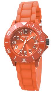 FIBEXFD04 Bright Orange Diver Watch for Active Kids - Fibex Learning Watch FIBEXFD04