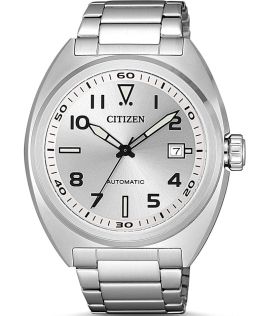 NJ0100-89A Citizen Automatic men's watch in steel with mechanical movement | NJ0100-89A