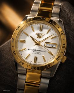 SNKE04K1 Seiko 5 Two-Tone Automatic Day-Date 37mm