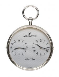 05826 PD01 Aerowatch Lepines Pocket Watch Quartz Dual-Time 05826 PD01
