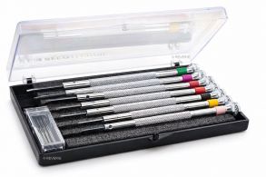 205941 7 Piece Screwdriver Set 0.6 - 2.0 mm with Spare Blades