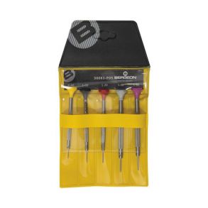 218794 Bergeon 30081-P05 Pouch with 5 screwdrivers, Ø 0.8 - 1.6 mm 218794