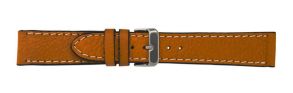 339322S Falkenlund Deluxe Beco Watch Strap Rodeo Soft Brown Calf Leather 22mm Stainless Steel Buckle 339322S