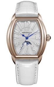 A 43958 RO08 Aerowatch Streamline Moon Phase Quartz A 43958 RO08