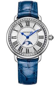 A 43960 AA03 DIA Aerowatch Streamline Moon Phase Quartz A 43960 AA03 DIA