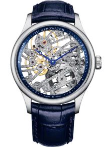 A 50981 AA03 Aerowatch Renaissance Skeleton Blue A 50981 AA03