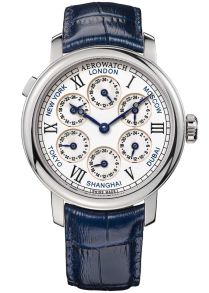 A 51974 AA01 Aerowatch Renaissance 7 Time Zones A 51974 AA01