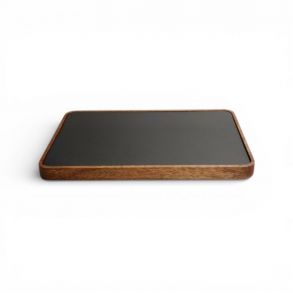 MO6100 Morelund Tray in Dark Wood/Black Leather MO6100
