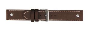 6313618S Falkenlund Deluxe Beco Watch Strap Chrono Matt Brown Calf Leather 18mm Stainless Steel Buckle 6313618S