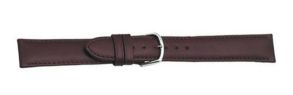 664218S Falkenlund Deluxe Beco Watch Strap Polo Brown Calf Leather 18mm Stainless Steel Buckle 664218S