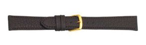 666220G Falkenlund Deluxe Beco Watch Strap Imperator Brown Calf Leather 20mm Gold Plated Buckle 666220G