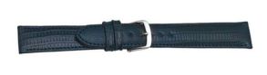 670320S Falkenlund Deluxe Beco 20mm Watch Strap Teju Blue Silver Buckle 670320S